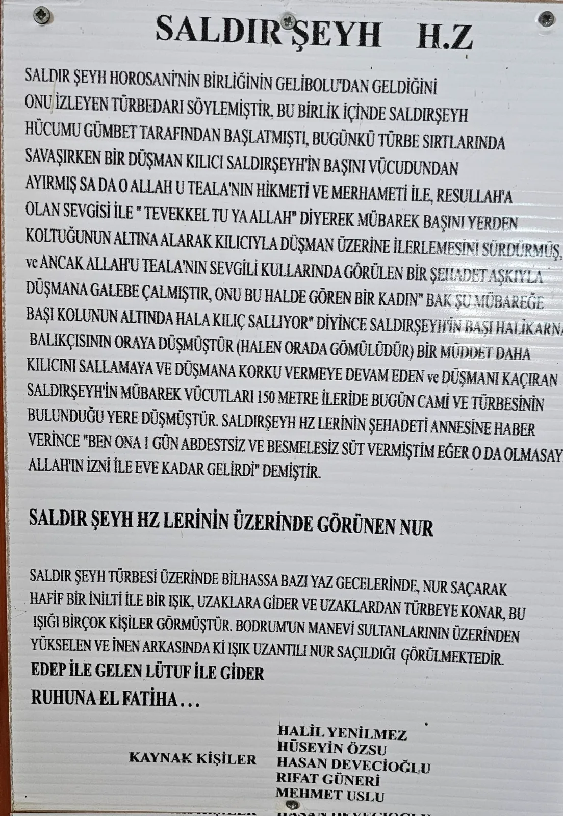 Saldır Şeyh Hz. fotoğraf 2
